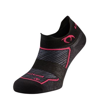 Calcetines bajos de running Lurbel Tiny W SS22 ¡AHORRA 30%! - M (37/39), NEGRO/FUCSIA