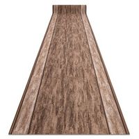 alfombra de pasillo con refuerzo de goma rama marron 100cm 100x400 cm