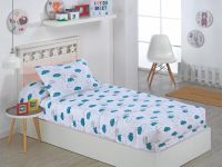 edredon ajustable infantil nubes agua dhestia