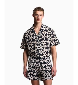 Emporio Armani para hombre. EM000583_AF20443 Bañador Eagle azul (M), Beachwear, Poliéster