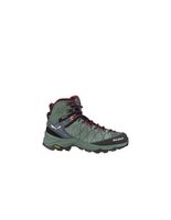 zapatillas de montana salewa ws alp trainer 2 mid gtx mujer verdedorado