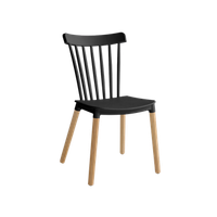 set de 4 sillas de comedor kaye negro