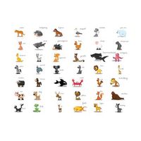 papel pintado 3d - learning by playing animals 300x231 cm