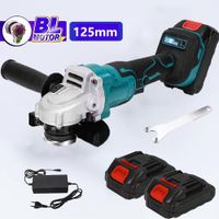 amoladora angular electrica inalambrica de 125 mm 3 velocidades herramienta electrica para trabajar la madera compatible con bateria makita de 21 v