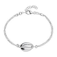 pulsera concha plata 925