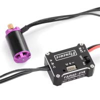 flyueace 1224 4500kv motor sin escobillas combo esc 25a para land rover fms fcx24m scx24 124 crawler de roca vehiculos
