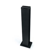 bluetooth tower speaker with pll radio  100cm black