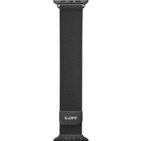 laut apple watch 38  40 mm steel loop strap - black small black