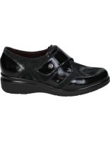 zapatos de piel pitillos 10721 en negro para mujer 38