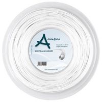cordaje para raquetas de tenis alu luxury rollo 200m 125 blanco