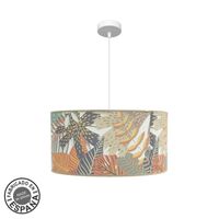 fabrilamp lampara de techo colgante etiopia 50d 1xe27 blancoestampado