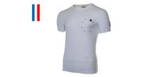 camiseta lebram de manga corta con p bolsillo   p lafaye blanco