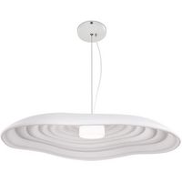 lampara colgante de resina - grebi blanco