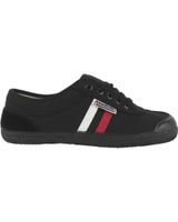 de kawasaki zapatillas lona kawasaki retro 23 k2360w negra franjas blanco-rojo 60w black stripe wht-red