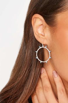 Pendientes De Aro Con Piedra