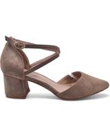 de timbos sandalia tacon vestir mujer apricot 128670 beige