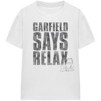 garfield tops y camisetas relax para mujer