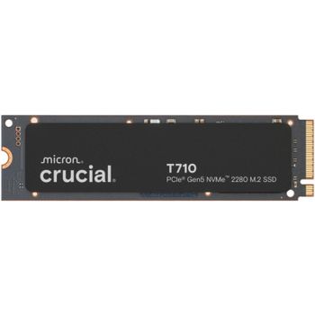 Disco Duro Crucial T710 4 TB SSD M.2 PCIe 5.0 Lectura 14 500 MB/s Gaming