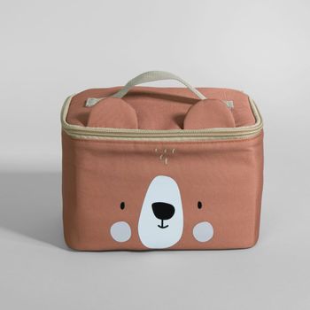 Bolsa portaalimentos de osito tricolor