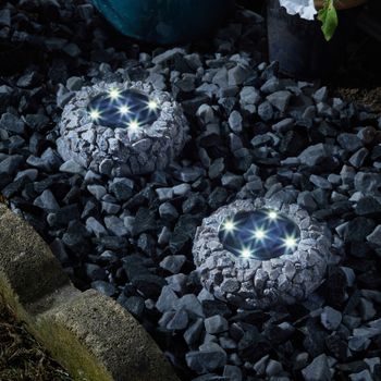 Solar Petra Rock Up Lights (2 pack)