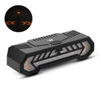 senal de giro trasera para bicicleta west biking con control remoto inalambrico impermeable carga tipo c luz trasera