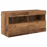 mueble de tv  mueble de salon  gabinete de tv montado en la pared madera vieja 80 x 30 x 40 cm