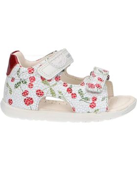 de GEOX B254WA 00754 B SANDAL MACCHIA GIR OFF WHITE-RED C0644