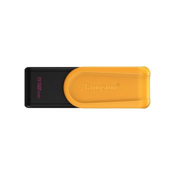 Pendrive Kingston DataTraveler Exodia S 512GB USB 3.2 Gen 1 Negro/Amarillo con tapón giratorio