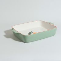 fuente de horno de ceramica con limon