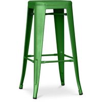 taburete de bar - diseno industrial - 76cm - new edition- stylix  verde