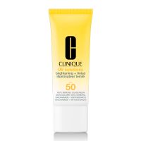 clinique bases maquillaje uv solution brightening  tinted protector solar iluminador con color spf 50pa
