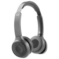 auriculares cisco 730 inalambricos bluetooth con cancelacion activa de ruido microfono y base de carga negros