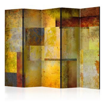 Biombo - Orange Hue Of Art Expression Ii (225x172 Cm)