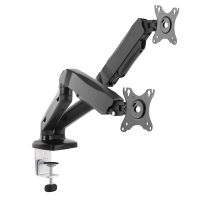 equip soporte dual de mesa inclinable para monitor 1732 vesa 100x100 max 18kg