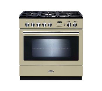RANGEMASTER Professional FXP 90 Dual Fuel Range Cooker - Cream, Cream