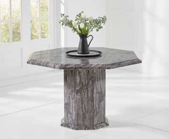 Crema Grey Octagonal Marble Dining Table