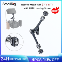 smallrig brazo magico de roseta de 711 pulgadas con tornillo de localizacion arri ajustable para camara de accion de luz de monitor dslr hasta 3kg de carga