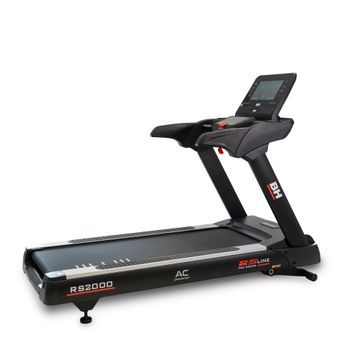 Cinta De Correr Bh Fitness Rs2000 Multimedia, 16”, Acero, Uso Intensivo, Negro, Pantalla Táctil