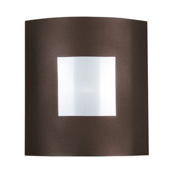 Aplique de pared metal marrón