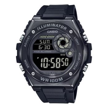 reloj deportivo hombre Casio MWD-100HB-1BV 100M WR 10 años batería Luz Led 5 alarmas