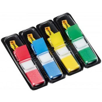 Post-it Index Flags 12mm 140 Tabs 4 Assortd Colours