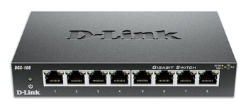 Switch/8xF+ENet RJ45 ext PSU