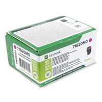 lexmark 71b20m0 toner magenta original