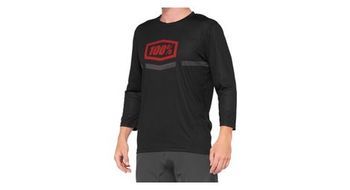 Jersey 100  airmatic mangas 3 4 negro   rojo