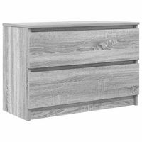 mueble tv  mueble de salon  mesa de tv sonoma gris 80x35x54 cm madera de ingenieria