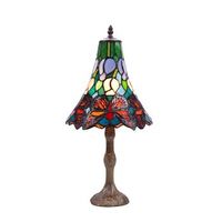 sobremesa tiffany base con forma serie butterfly d-25cm