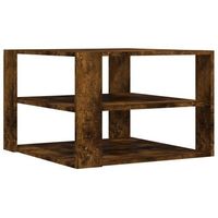 mesa de centro de 3 niveles de diseno contemporaneo y minimalista 595 x 595 x 40 cm madera de ingenieria marron dec038438