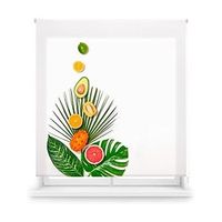 estor enrollable translucido con estampado - estor tamano 150x180 - estor modelo tropicalfruit  blindecor