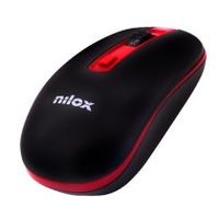 nilox mouse wireless blackred 1600 dpi
