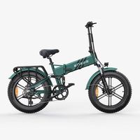 bicicleta electrica engwe engine pro 20 - neumaticos de 20 pulgadas motor 750w bateria 52v16ah autonomia 110km - verde